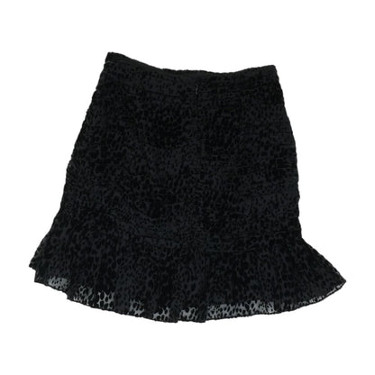 Black Polka Dot Mini Skirt