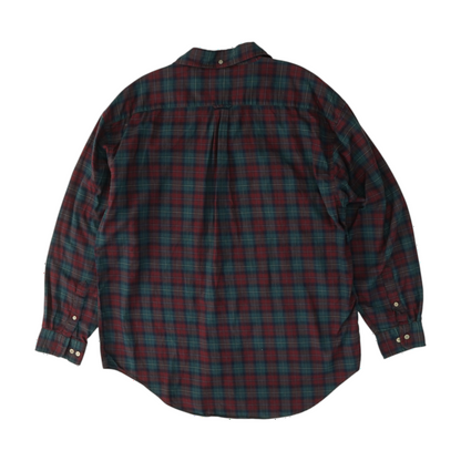 Multi Plaid Long Sleeve Button Down