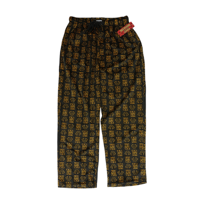 Black Print Pajama Bottom