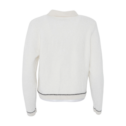 Cream Cardigan Sweater