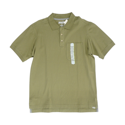 Green Solid Short Sleeve Polo