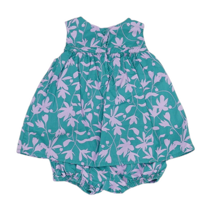 Green Floral One-Piece