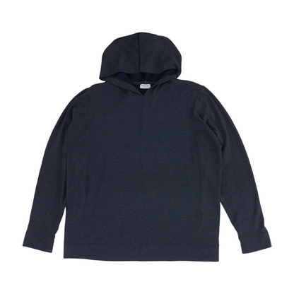 Navy Solid Hoodie Pullover