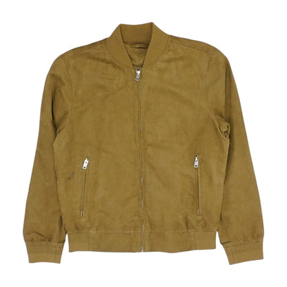 Brown Faux Leather Jacket