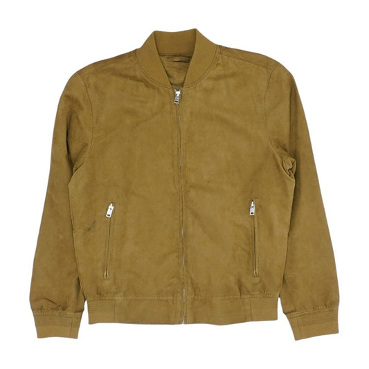 Brown Faux Leather Jacket