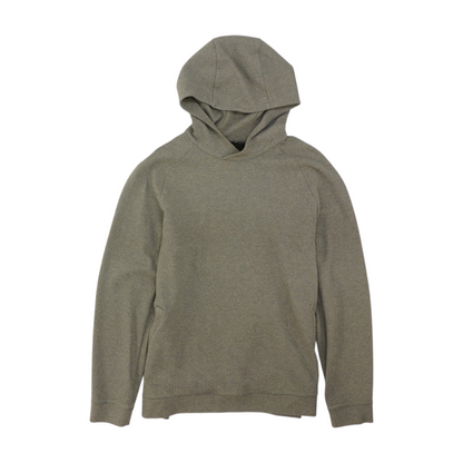Gray Solid Hoodie Pullover