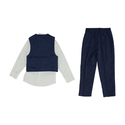 Navy Graphic Pant Set