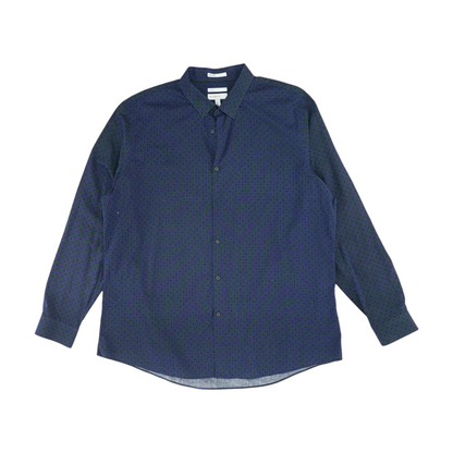 Black Polka Dot Long Sleeve Button Down