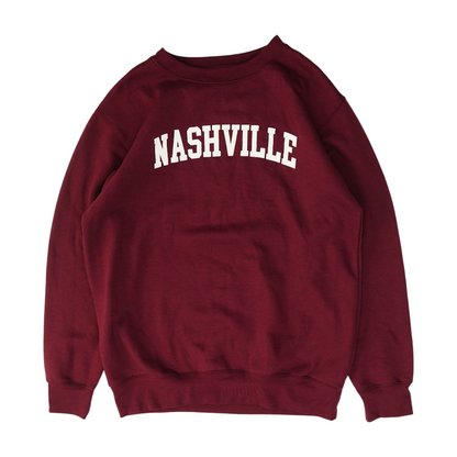 Maroon Solid Sweatshirt Pullover