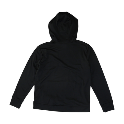 Black Solid Hoodie Pullover