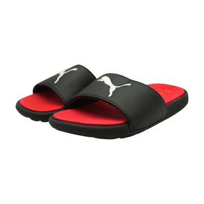 Black Athletic Slides