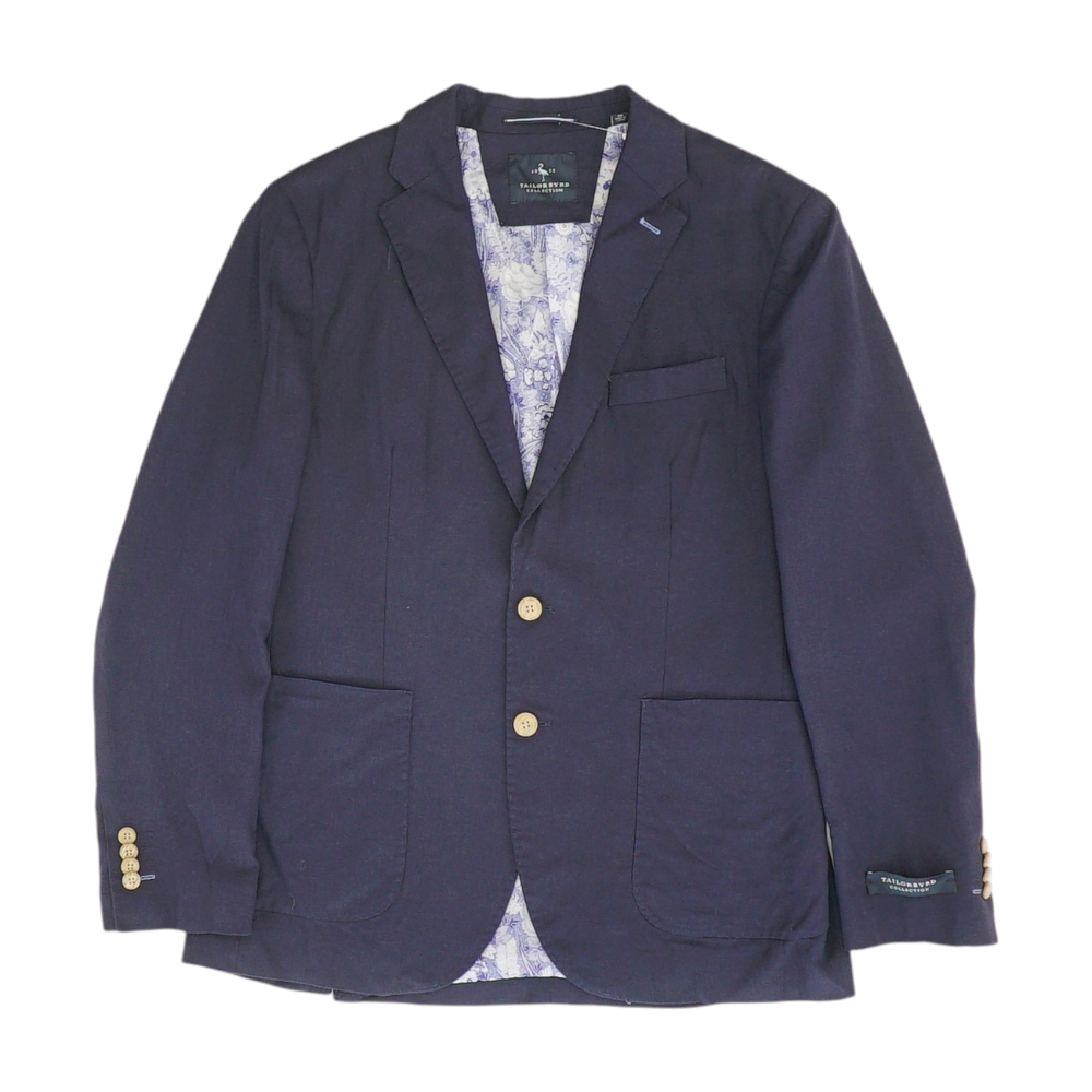 Tailorbyrd Navy Solid Sport Coat – Image 1