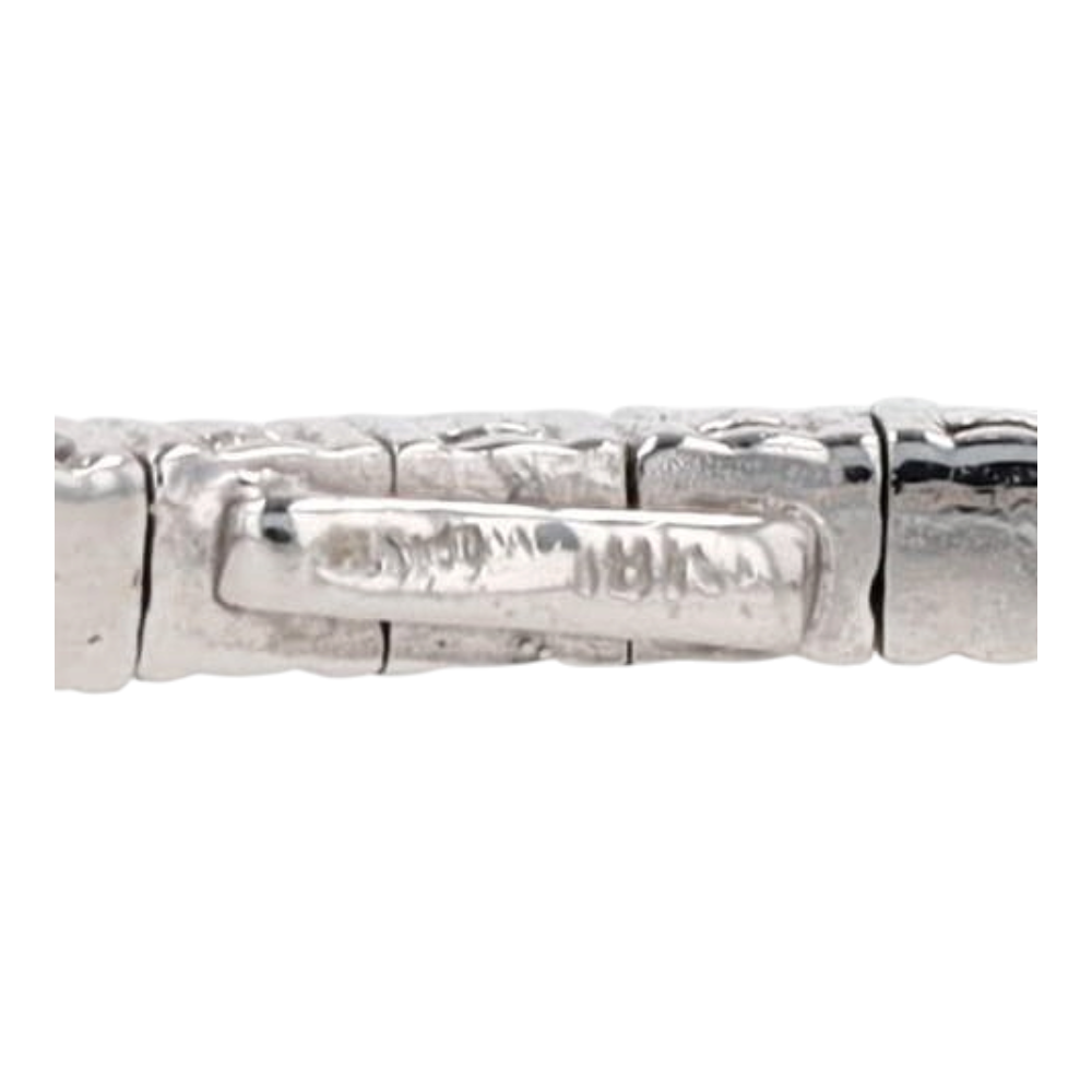 1 3/8 ctw 18K White Gold Cuff Bracelet