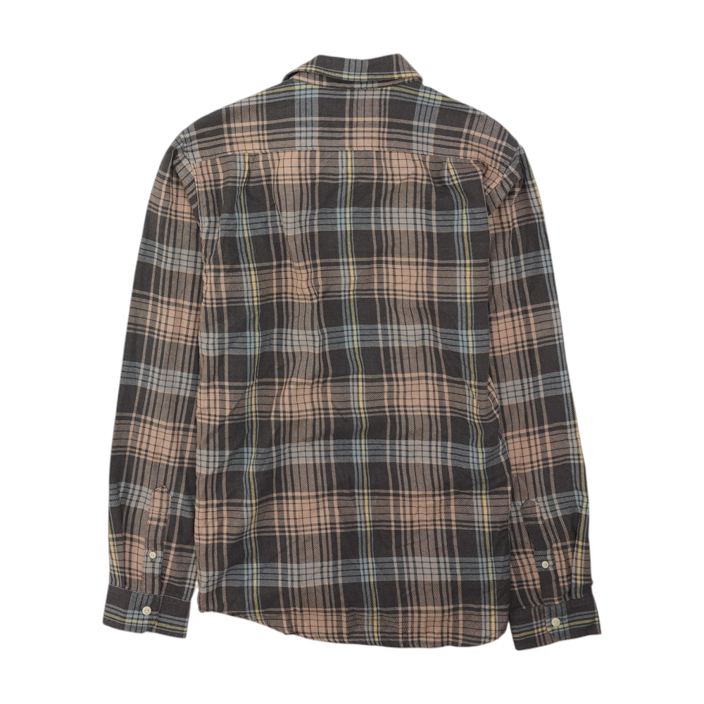 Multi Plaid Flannel Button Down
