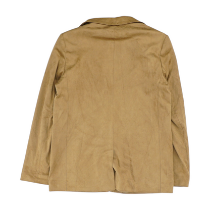 Brown Solid Blazer