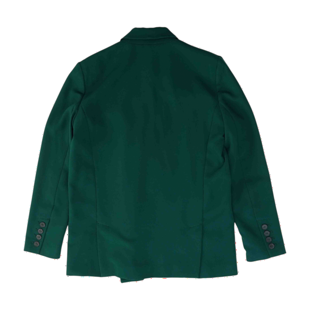 Green Solid Blazer