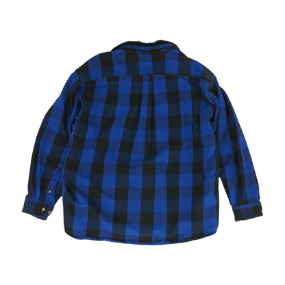 Blue Check Flannel Button Down