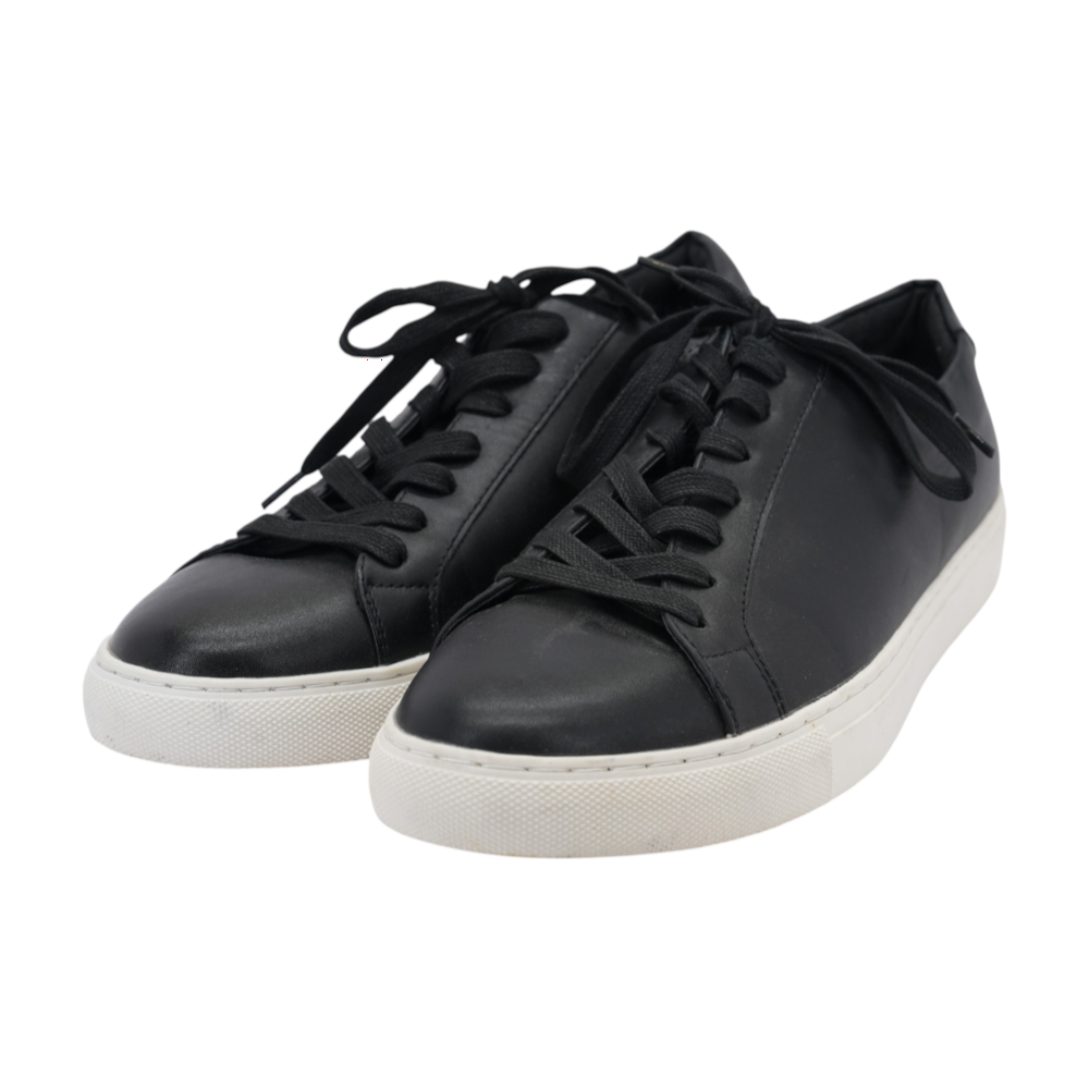 Black Lace-Up Casual Shoes