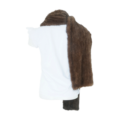 Knit Mink Scarf