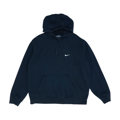 Navy Solid Hoodie Pullover