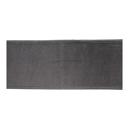 Black Polanski Leather and Pony Hair Belt