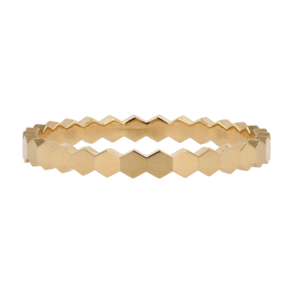 18K Yellow Gold Band Ring