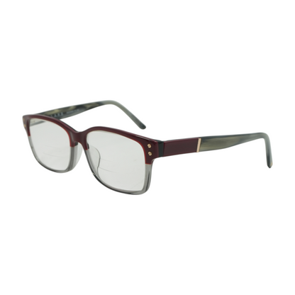 Red LAUF089 Square Prescription Eyewear