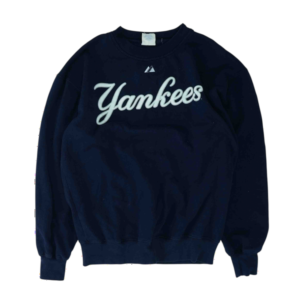 Navy New York Yankees Solid Sweatshirt Pullover