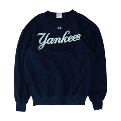 Navy New York Yankees Solid Sweatshirt Pullover