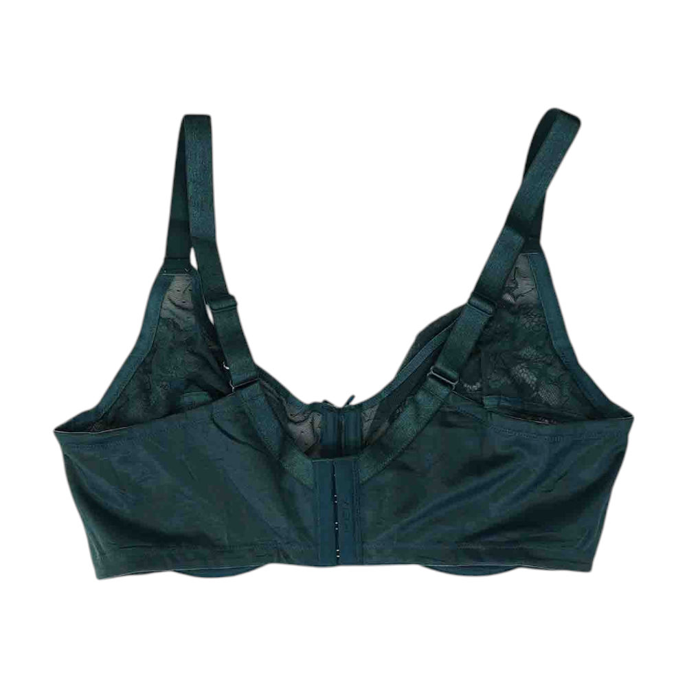 Green Floral Bra