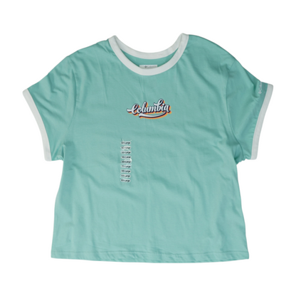 Blue Color Block T-Shirt