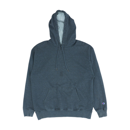 Gray Solid Hoodie Pullover