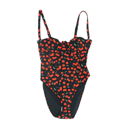Black Print One-Piece