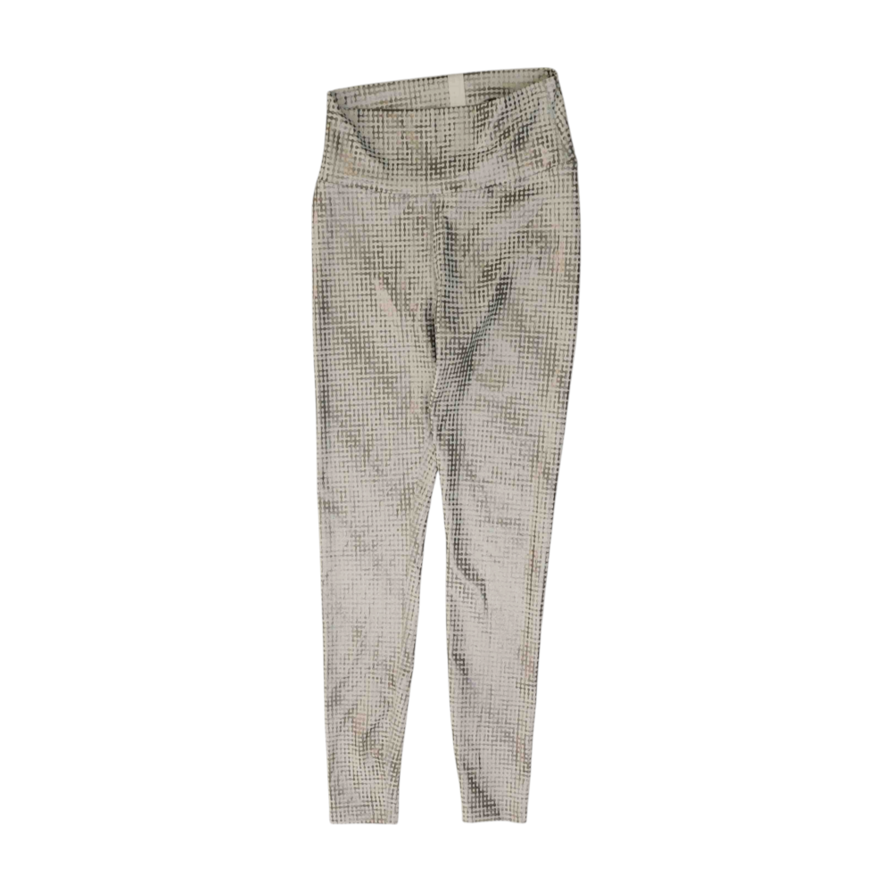 Gray Abstract Active Leggings