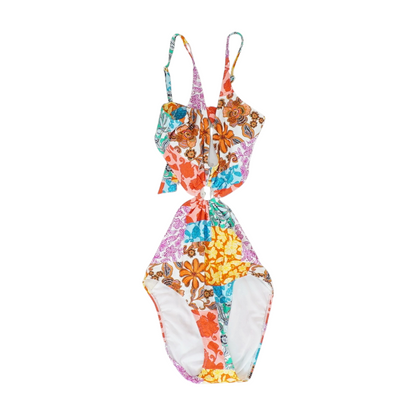 Multi Floral One-Piece