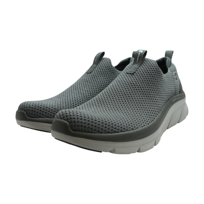 Gray Low-Top Athletic Shoes