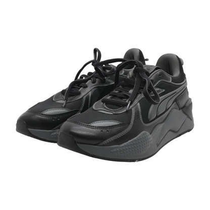 RS-X Triple Black Dark Shadow Low-Top Athletic Shoes