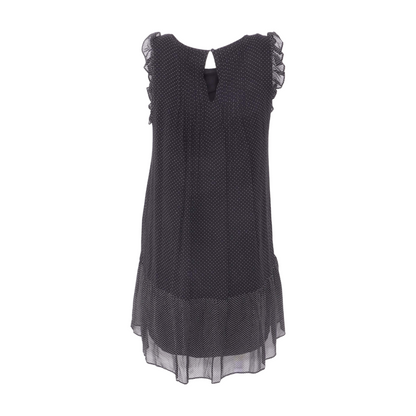 Black Polka Dot Mini Dress