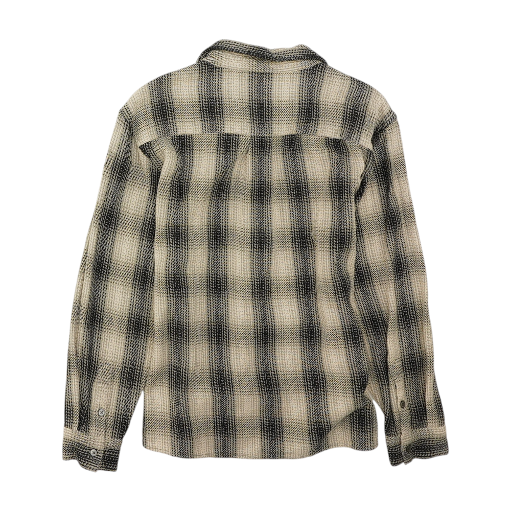 Tan Plaid Flannel Button Down