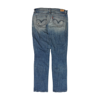 524 Blue Straight Jeans