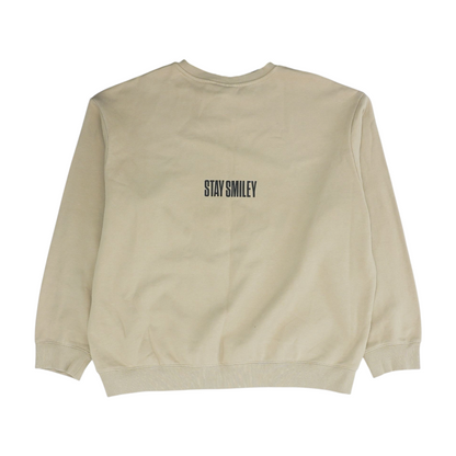 Tan Solid Sweatshirt Pullover
