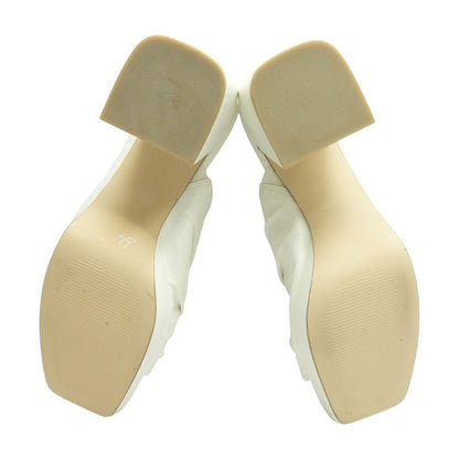 Ivory Block Heels