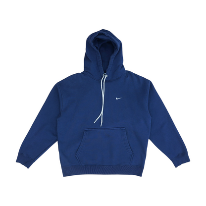 Navy Solid Hoodie Pullover