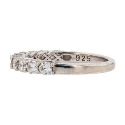 Sterling Silver Cubic Zirconia Fashion Ring