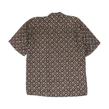 Multi Print Short Sleeve Button Down