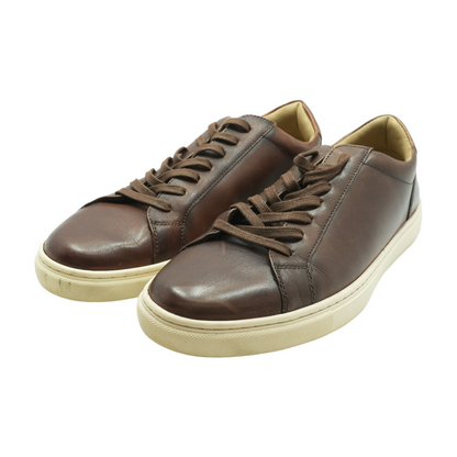 Brown Lace-Up Casual Shoes