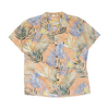 Orange Tropical Short Sleeve Button Down