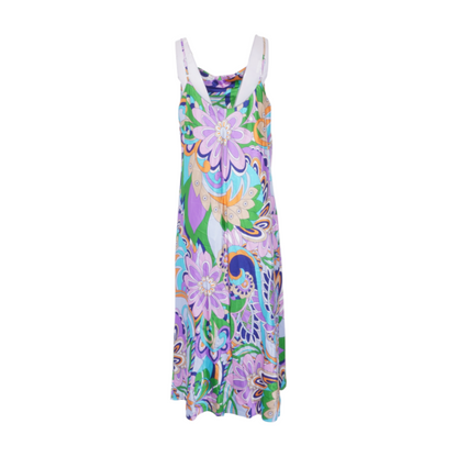 Multi Print Midi Dress