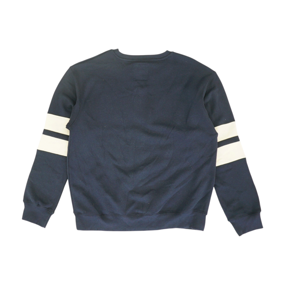 Navy Solid Sweatshirt Pullover