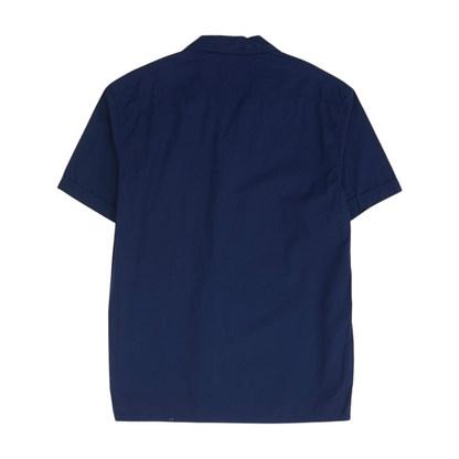 Vintage Navy J&ens Short Sleeve Button Down
